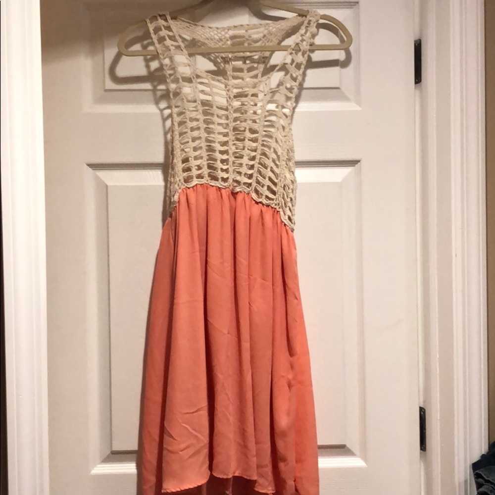 Coral dress